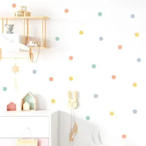 Dots wallstickers på barnrum