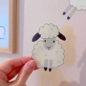 Självlysande wallstickers med får