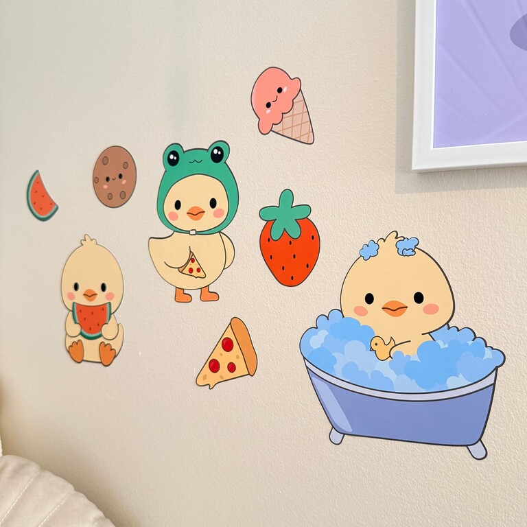 Wallstickers ducky anka