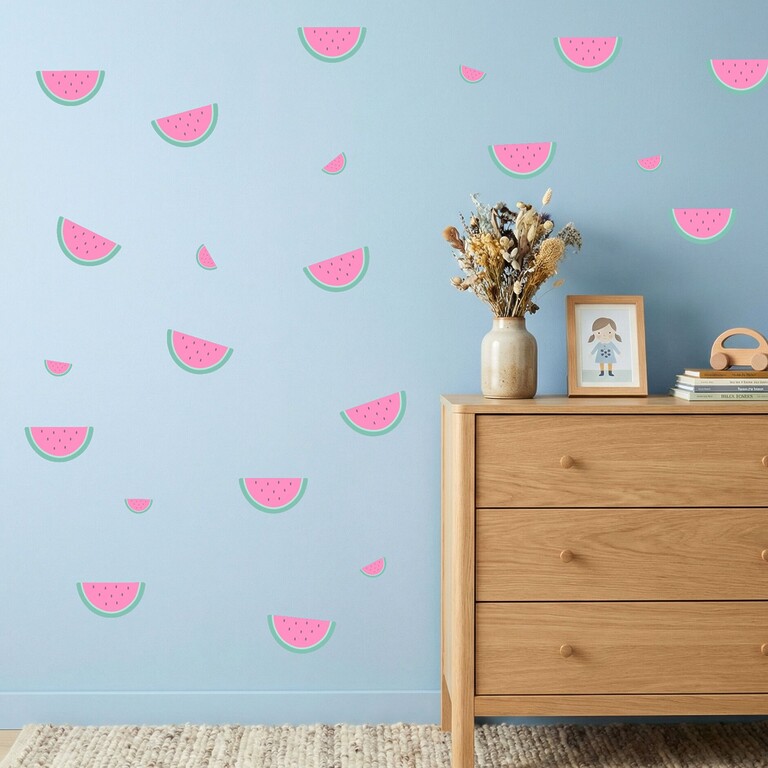 Vattenmelon-wallstickers — Lappeliten